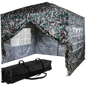 Instent Faltpavillon Basic 3x3 m – UV‑Schutz 50+, wählbare Farben & Modelle, mit 4 Seitenteilen