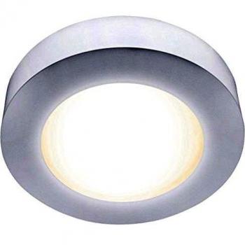 Mlight Wandleuchte Deckenleuchte weiß LED Einbau Anbaupanel IP44 3000K 11W rund dimmbar 813111 720lm