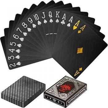 Maxstore Games Planet Design Cartes de Poker en Plastique, 100% IMPERMÉABLES