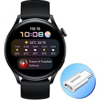 Huawei Watch 3 Active Edelstahl schwarz