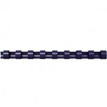 Peigne de reliure en plastique 10 mm bleu pour A4 100 unités