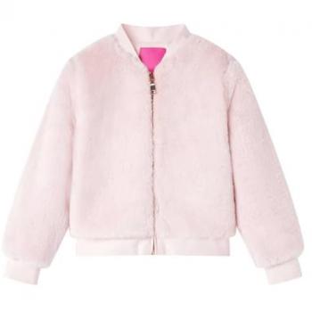 Children's Soft Pink Faux Fur Jacket 104