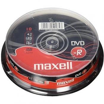 DVD‑R Maxell 4,7 GB 16X – Kit 10 (in CAKE)