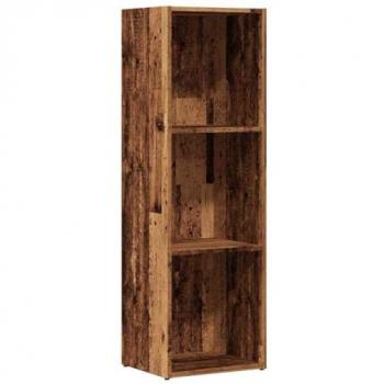 VidaXL Old Wood Book Cabinet 36x30x114 cm Engineered Wood