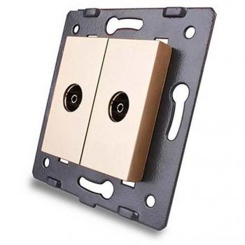 Base Modular LIVOLO para Dois Televisores