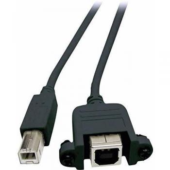 EFB-Elektronik Câble USB 2.0 B M/F 0,5 m Noir