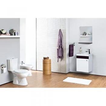 Elanor Schwarz Badmöbel Komplett-Set (EM0045.BS+EM1045.BS+TP025)