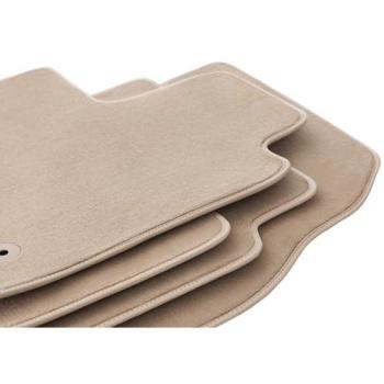 Alfombrilla de alta gama color beige para Kia Rio II 2005‑2011