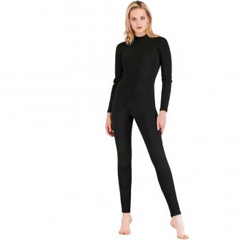 Sbart 1.5mm Full Black Nylon Surfing Suit – Durable Sun Protection for Men & Women