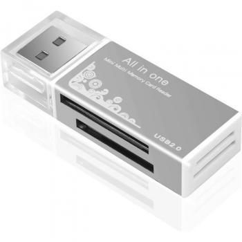 Kebidu Mini USB 2.0 SD-Kartenleser für Laptop
