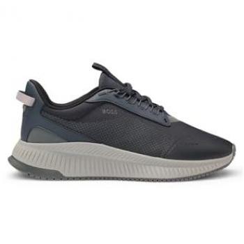 Baskets BOSS TTNM EVO Runn Bleu et Gris
