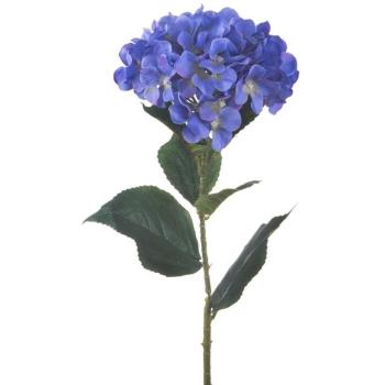 Set Ortensia Artificiale 90cm Blu (4 pezzi)