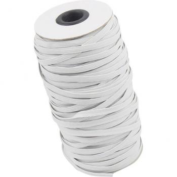 Elastische Kledingbanden Wit en Zwart 100 Meter 3mm 4mm 5mm 6mm