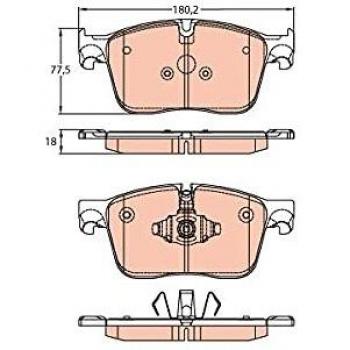 TRW Low Dust Brake Pads