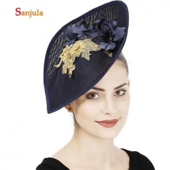 Bridal Lace and Floral Fascinator Hat for Women H393