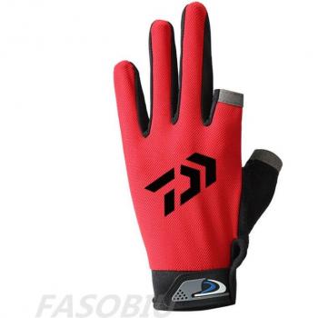 Daiwa Outdoor 3‑Finger Handschuhe – Wasserresistent, rutschfestes Baumwolldesign, perfekt für Sport & Angeln im Frühling