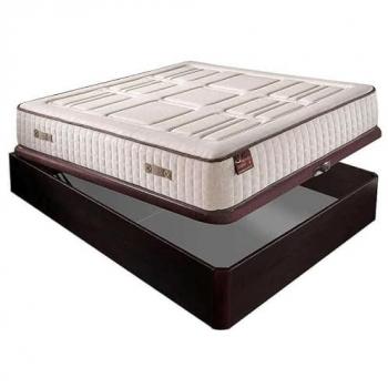 Colchón HR Cotton 27 cm + Canapé Abatible 3D Transpirable 150x190 cm
