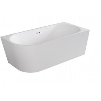 Azura Baignoire D'Angle Blanc 170×80 cm – Modèle Zoya, Bonde en Chrome