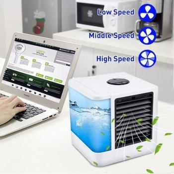 7-Color Desktop Air Cooling Fan and Purifier