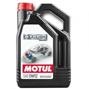 Motul 107151 Hybrid 0W‑12 Petrol & Hybrid Engine Lubricant – 4 L