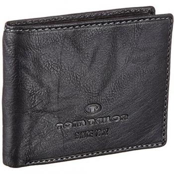 Tom Tailor Acc LARY Porte-monnaie, noir, Portefeuille homme