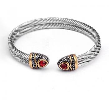 Offenes geflochtenes Armband für Herren und Damen