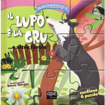 Il lupo e la gru... e altre favole. Esopo puzzle. Ediz. a colori
