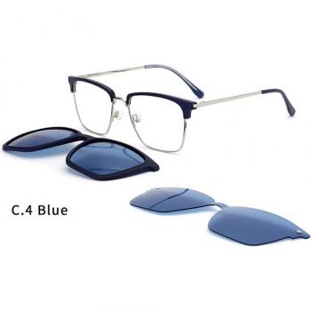 Ceofy Herren Clip-On Optik Sonnenbrille