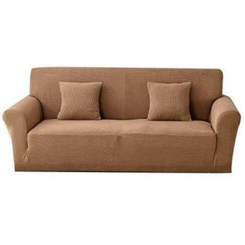 Elastic Carvapet Sofa Cover for Three-Seater Couches and Two Pillowcases