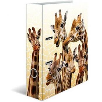 HERMA Exotische Tiere Aktenordner Giraffe Design