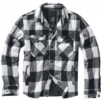 Brandit Lumberjacket Jacke schwarz/weiß