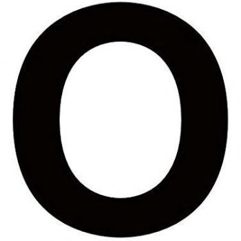 Bulk Hardware BH04048 Black Vinyl Stick On Wheelie Bin Letters 75mm (3 inch)