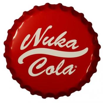 Fallout Nuka Cola Bottle Cap Tin Sign