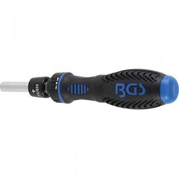 BGS Handlicher Bit-Handhalter mit umschaltbarem Drehgriff 6,3 mm