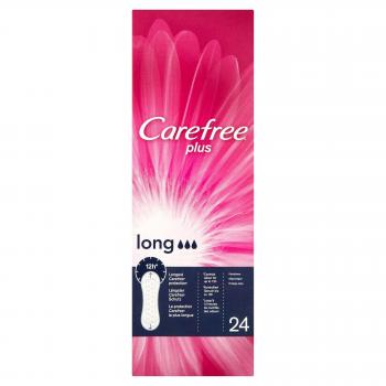 Carefree Plus Long 12Hr Pack of 24, Pack of 6