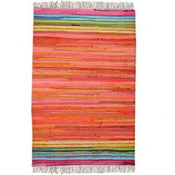 Mini Tapis Orange Coton Éco-Responsable