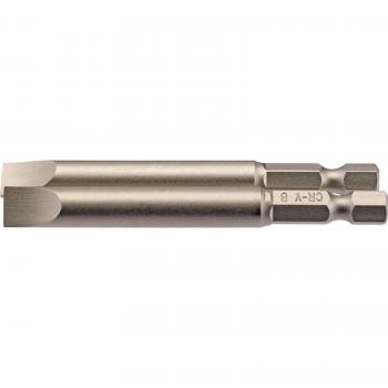 Draper 8mm 1/4 Hex. Plain Slot Insert Bit 75mm Long x 2 64310