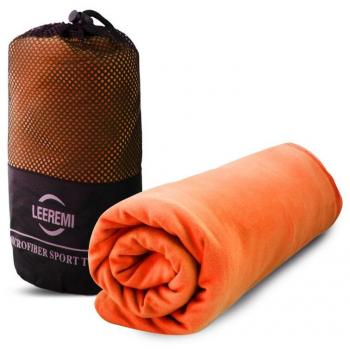 Serviette Norstat Sport Orange 76x152 cm – Pack Housse de Transport