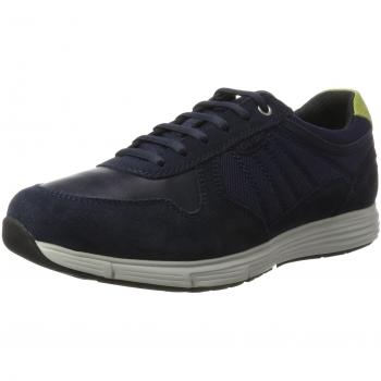 Geox Dynamic B, Scarpe da Ginnastica Basse Uomo, Blu (Navyc4002), 44 EU