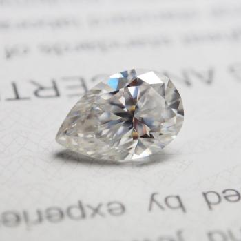 Loose 1ct Pear Moissanite Diamond 7x5mm D Color VVS