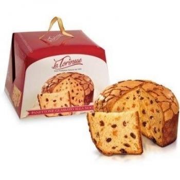 Panettone Rústico Glaseado de Mantequilla y Nueces