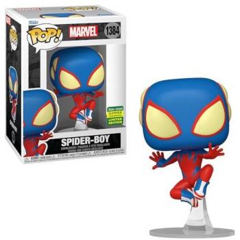 Funko Pop Spiderboy + Capitán América – Edición Nueva Historia
