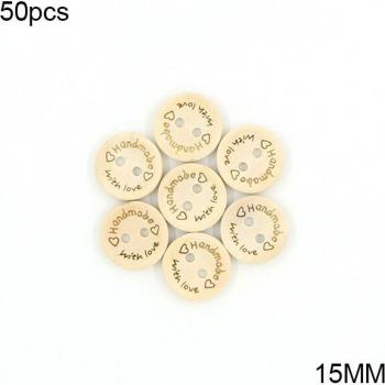 Boutons ronds pour couture 50 pièces