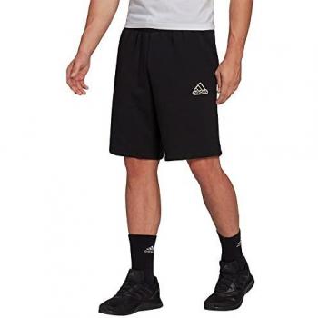 Adidas Pantalones Cortos Deportivos para Hombre French Terry Negro XL