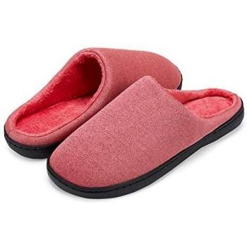 LeKuni „PlüschComfort“ Memory‑Foam Pantoffeln – Rosa, für alle Geschlechter