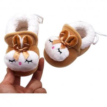 Soft Plush Bunny Slippers for Kids