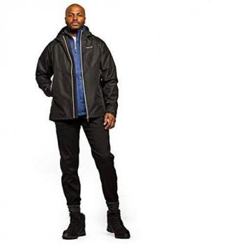 Schwarze Atlasjacke für Herren – Craghoop Giacca (L)