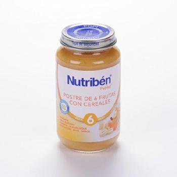 Nutribén Potito 6 Frutas y Cereales 250g