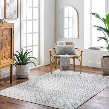 Livabliss Grey Mila Scandi Area Rug 200 cm x 275 cm