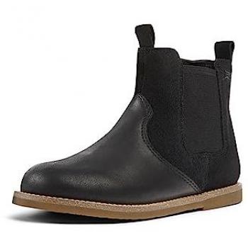 Botines de piel negra Camper Savina para niña